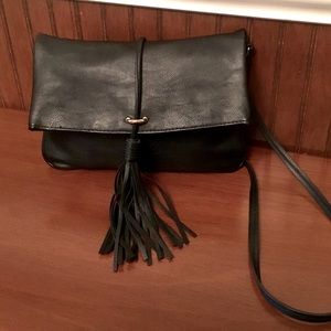 H&M Black Shoulder Bag with Tassel